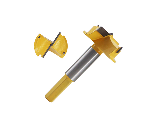 Hex Shank 2 Flutes Tungsten carbide Tip Depth Stop Wood Forstner Drill Bit for Woodworking