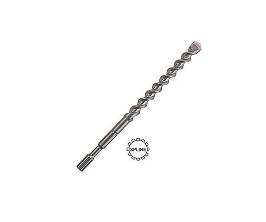Carbide Single Head Tip Spline Shank Hammer Drill Bit for Concrete Stone Mable Masonry Drilling