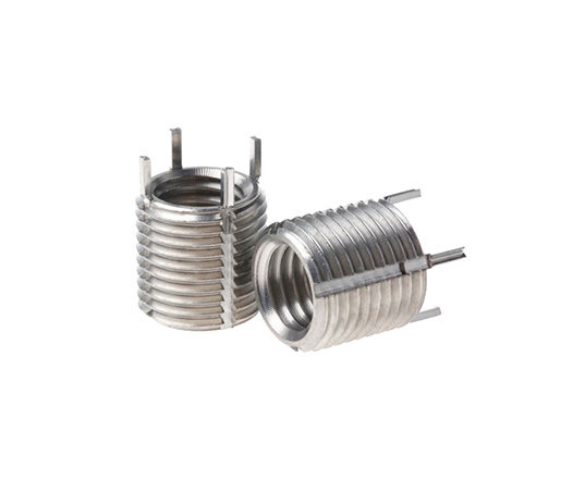 Self Locking Keyed Style Thread Insert Bushing for Thread Repairing to Create New Thread