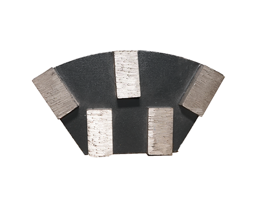 5 Segment Diamond Grinding Block Plate for Granite Marble Slab Concrete Floor